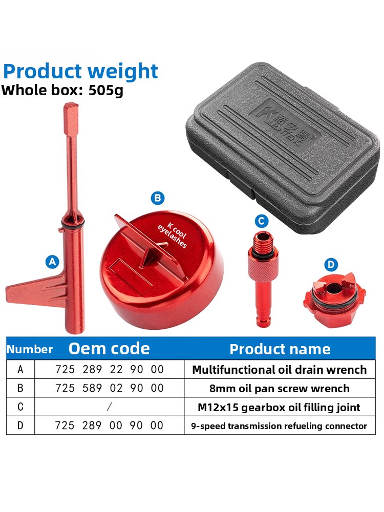 Remplisseur d'huile de Transmi - Drain Filler Kit avis et prix